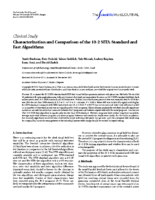 Clinical Study Characterization and Comparison of the 10-2 SITA-Standard and Fast Algorithms