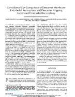 Contralateral Eye Comparison of Descemet Membrane Endothelial Keratoplasty and Descemet Stripping Automated Endothelial Keratoplasty